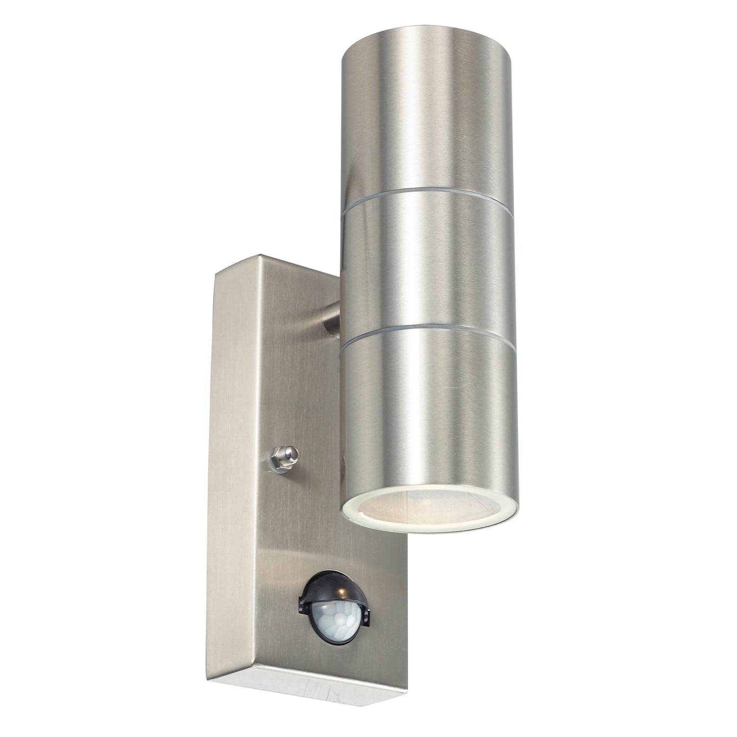 TIME LED Piazza GU10 Up/Down Garden Wall Spotlight Fitting with PIR