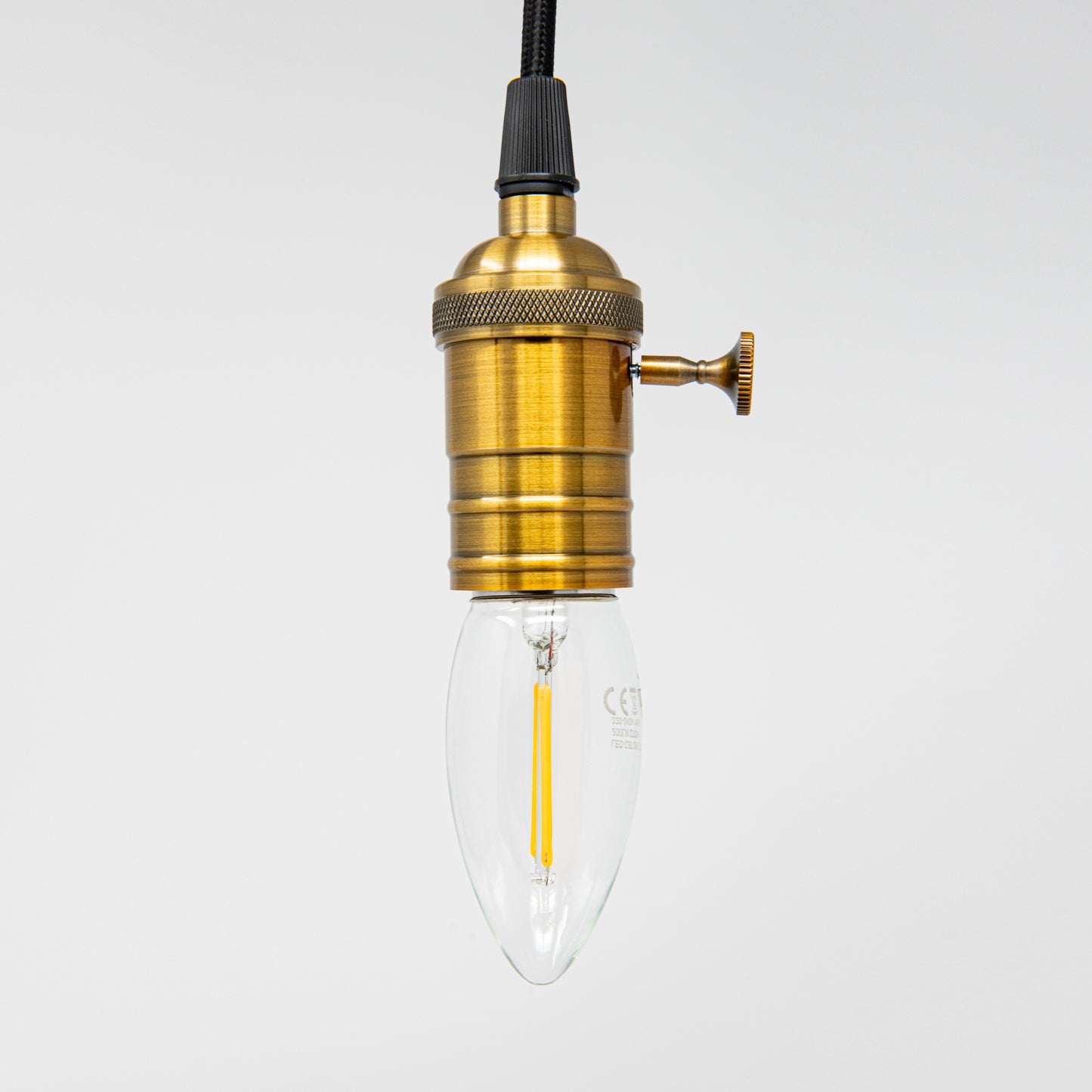 TIME LED Antik E27 Industrial Pendant Light Fitting