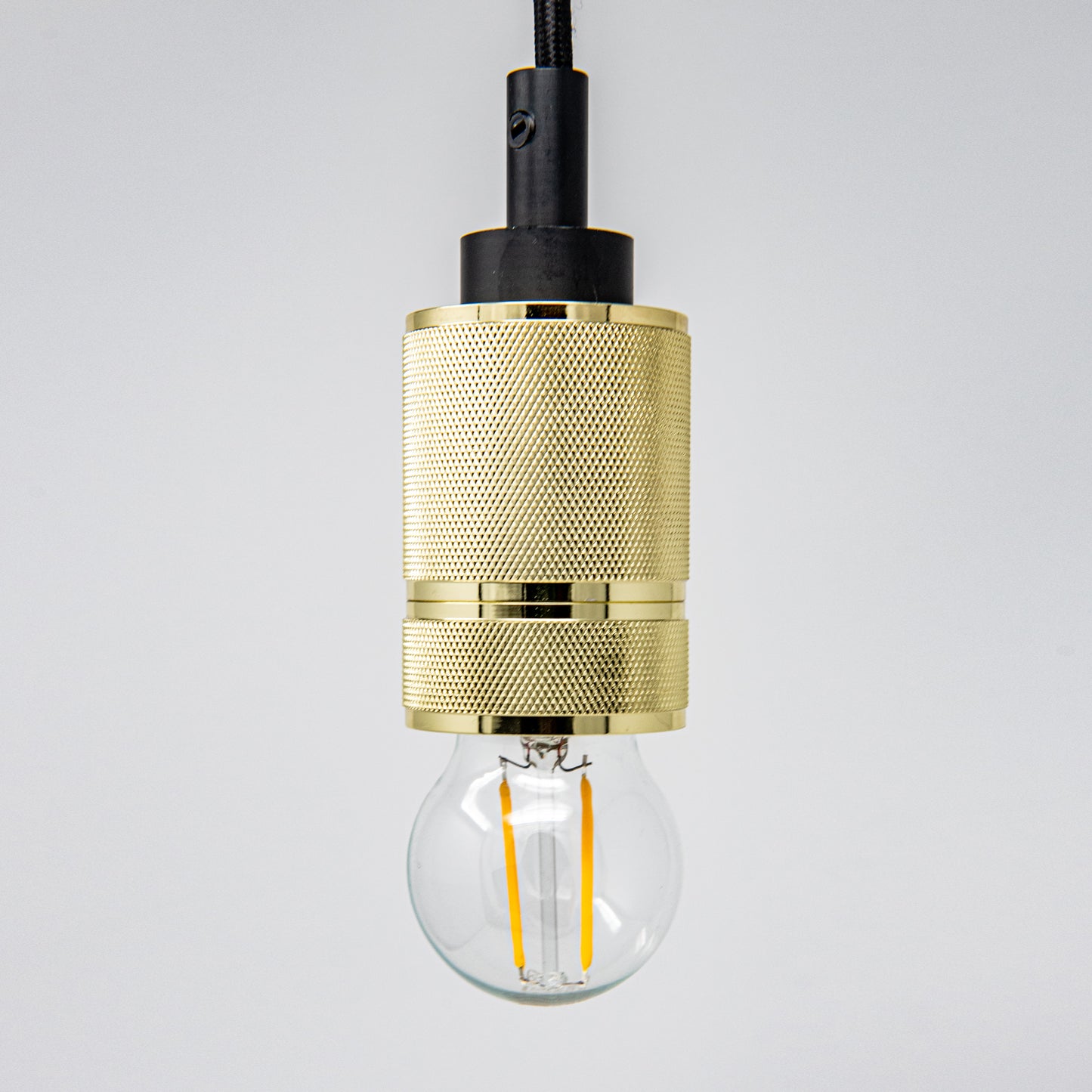 TIME LED Antik E27 Double Textured Pendant Light Fitting