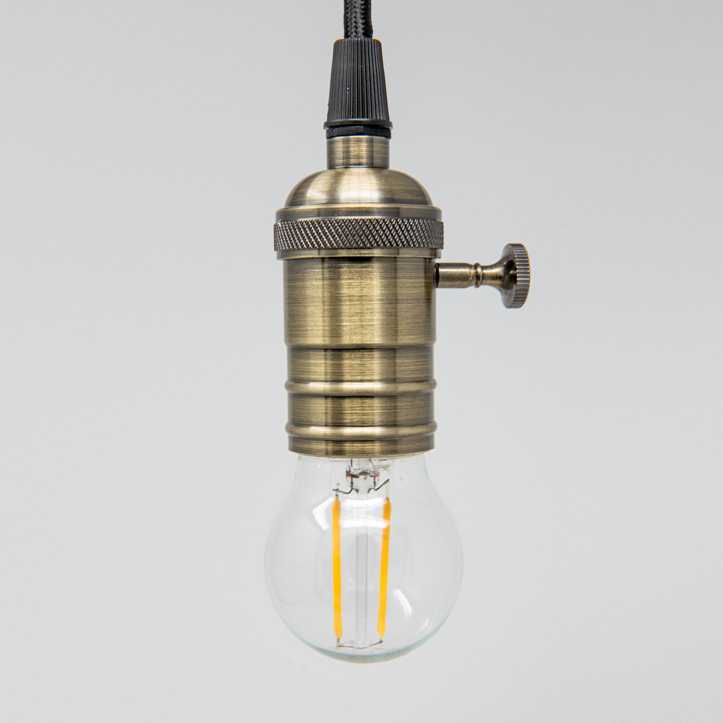 TIME LED Antik E27 Industrial Pendant Light Fitting