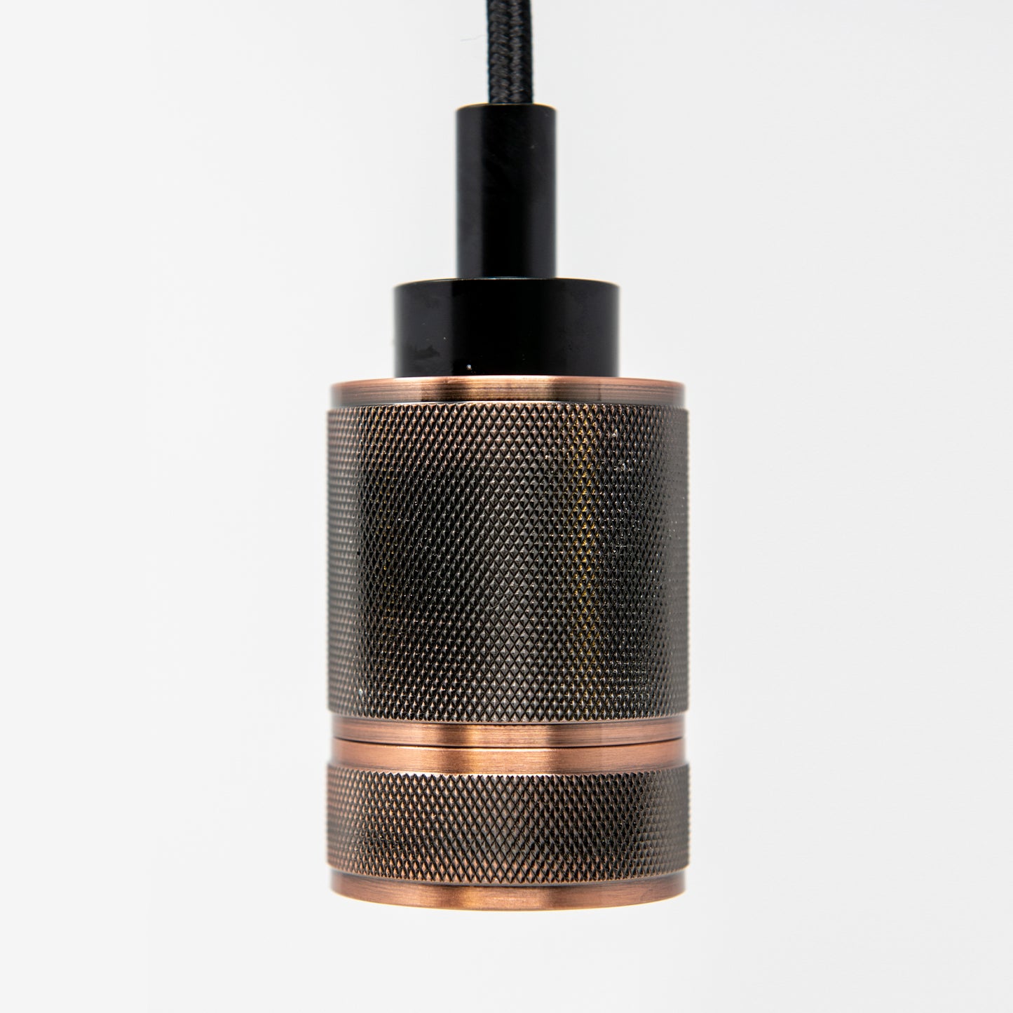 TIME LED Antik E27 Double Textured Pendant Light Fitting