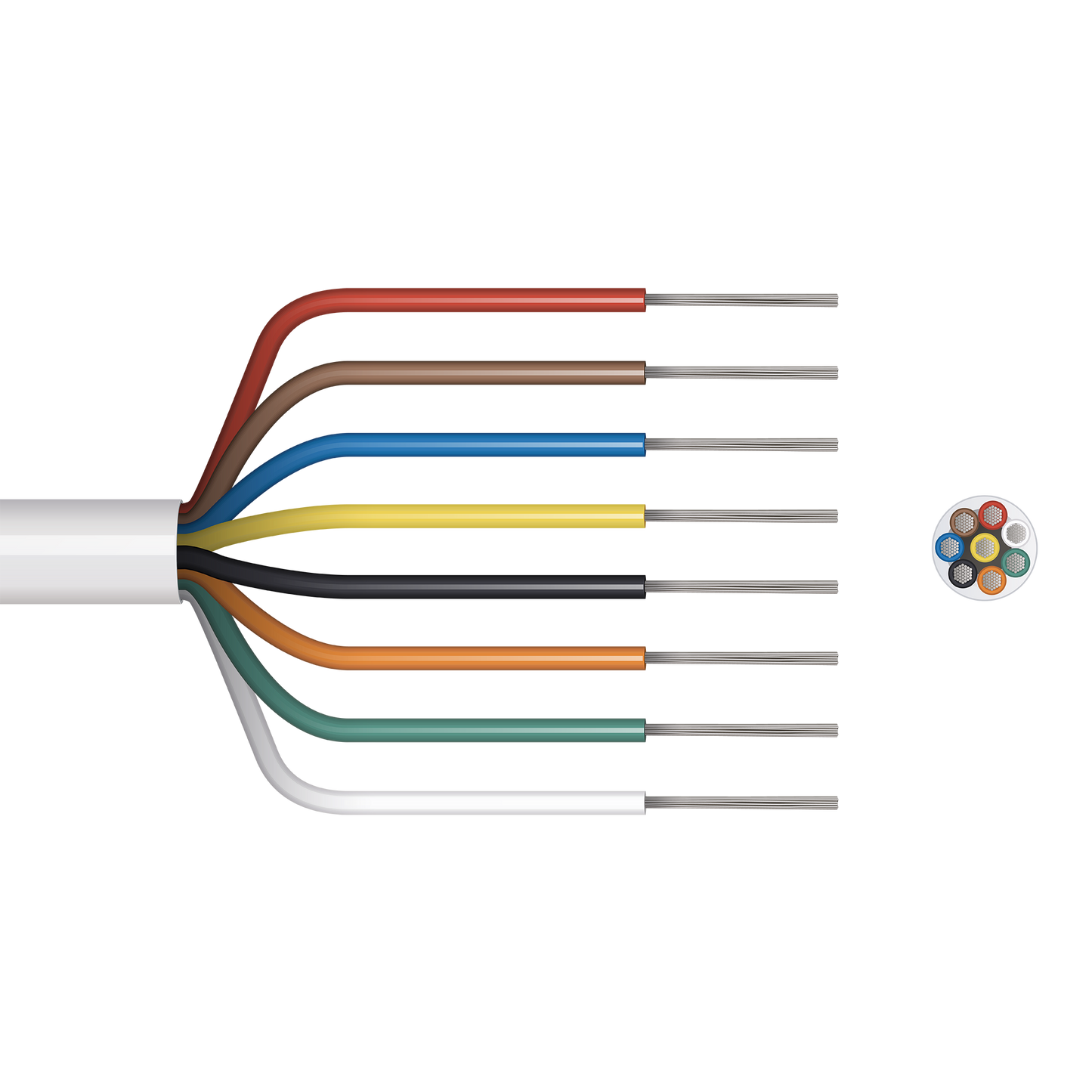 Pitacs 8 Core Alarm Cable