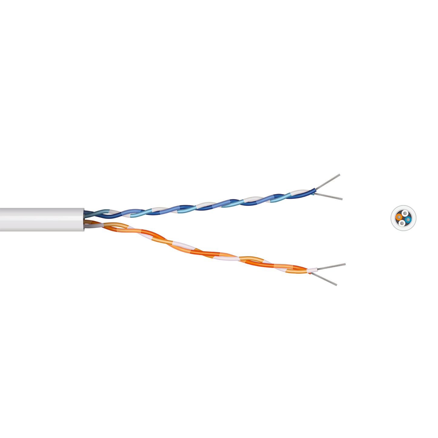 Pitacs 4 Core 2 Pair Telephone Flex Cable