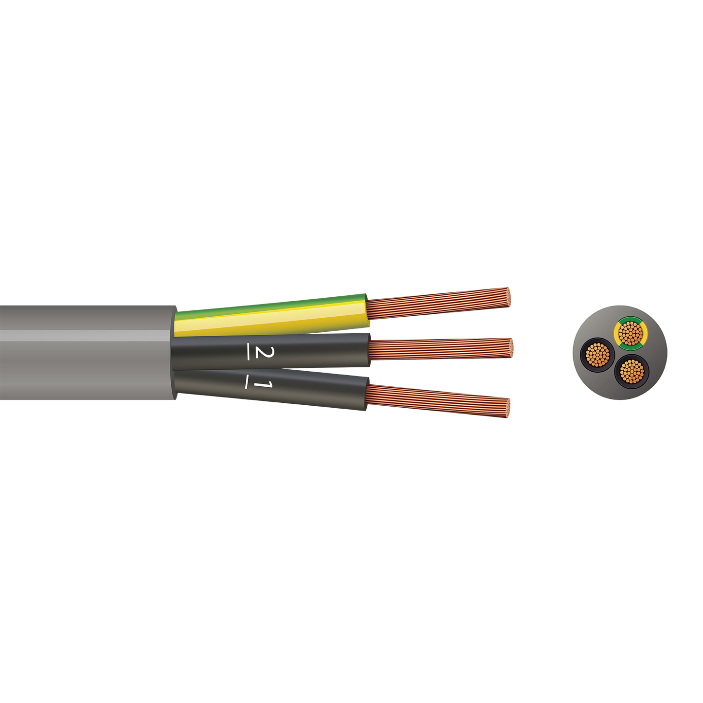 Pitacs P3YY 3 Core YY Control Flex Cable
