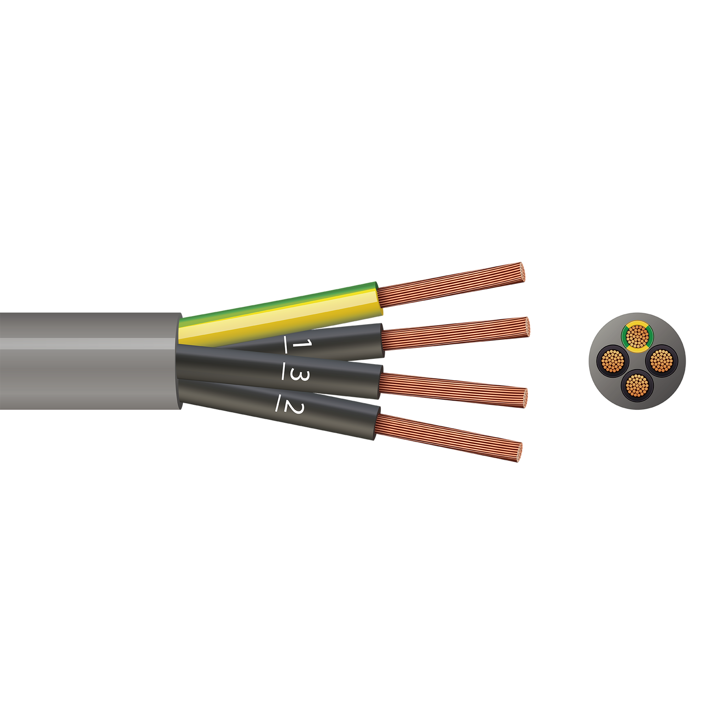 Pitacs P4YY 4 Core YY Control Flex Cable