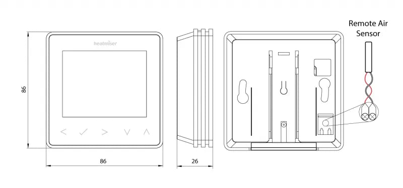 Heatmiser neoAir V3 Wireless Thermostat