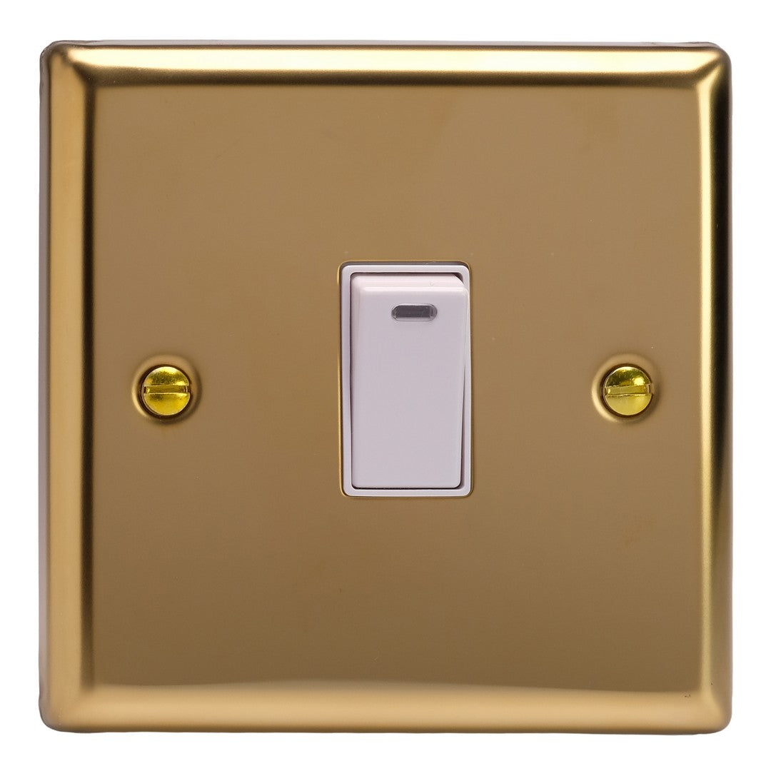 Varilight 20A Double Pole Rocker Switch with Neon Indicator Light