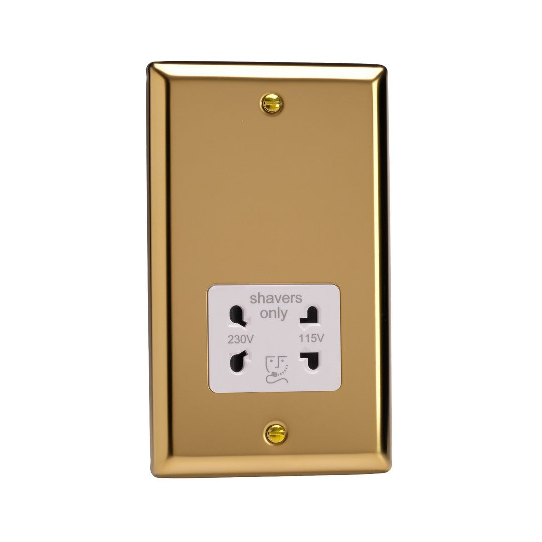 Varilight Dual Voltage Shaver Socket 230V/115V