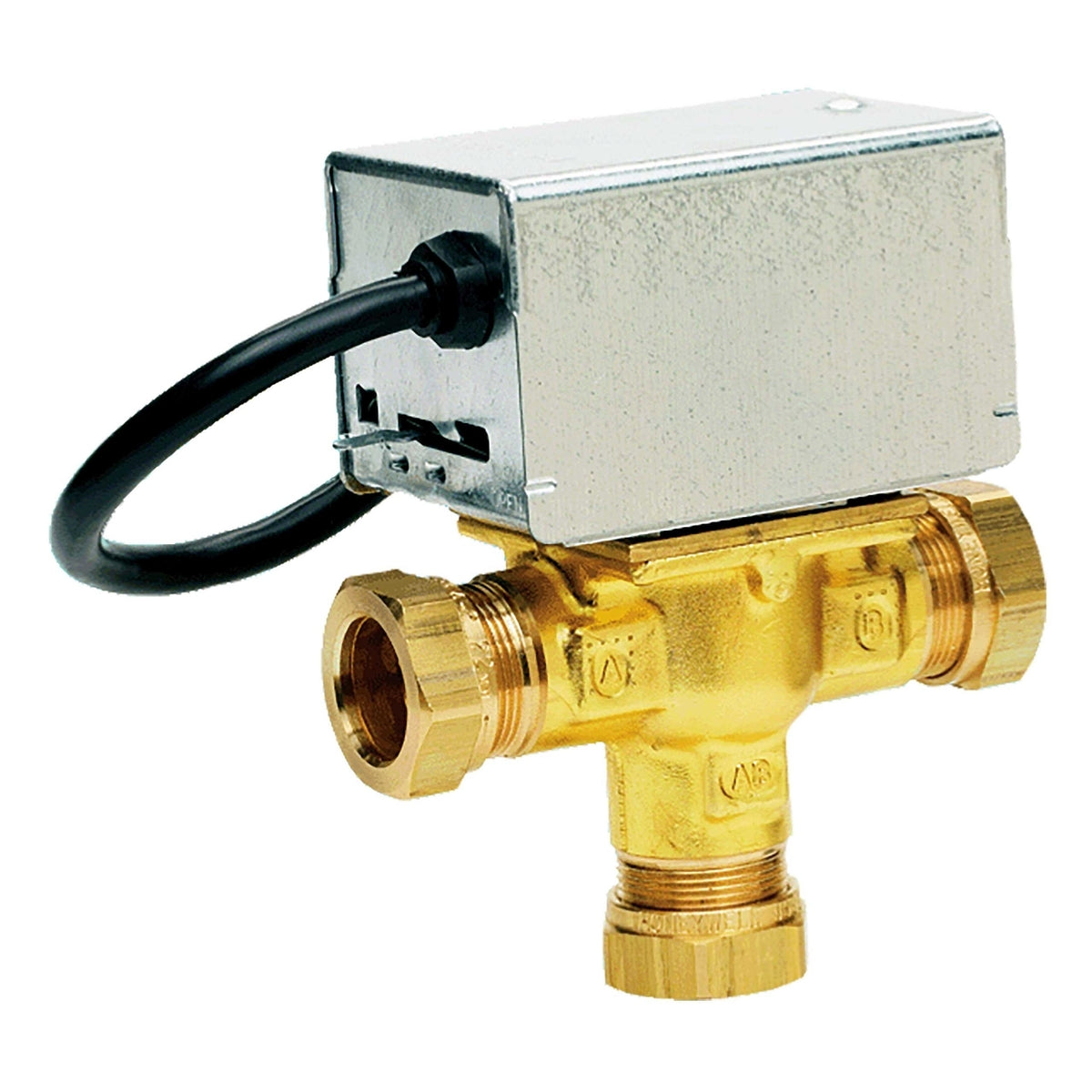 Honeywell Home V4073A 3-Port Mid-Position Valve (22mm) - V4073A1039/U