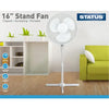 Status 16" Stand Fan White
