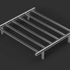Warmup Anise Straight Round Ladder Towel Rail