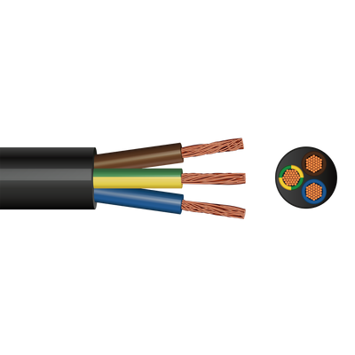 Pitacs 2183Y 3 Core Round Flex Cable