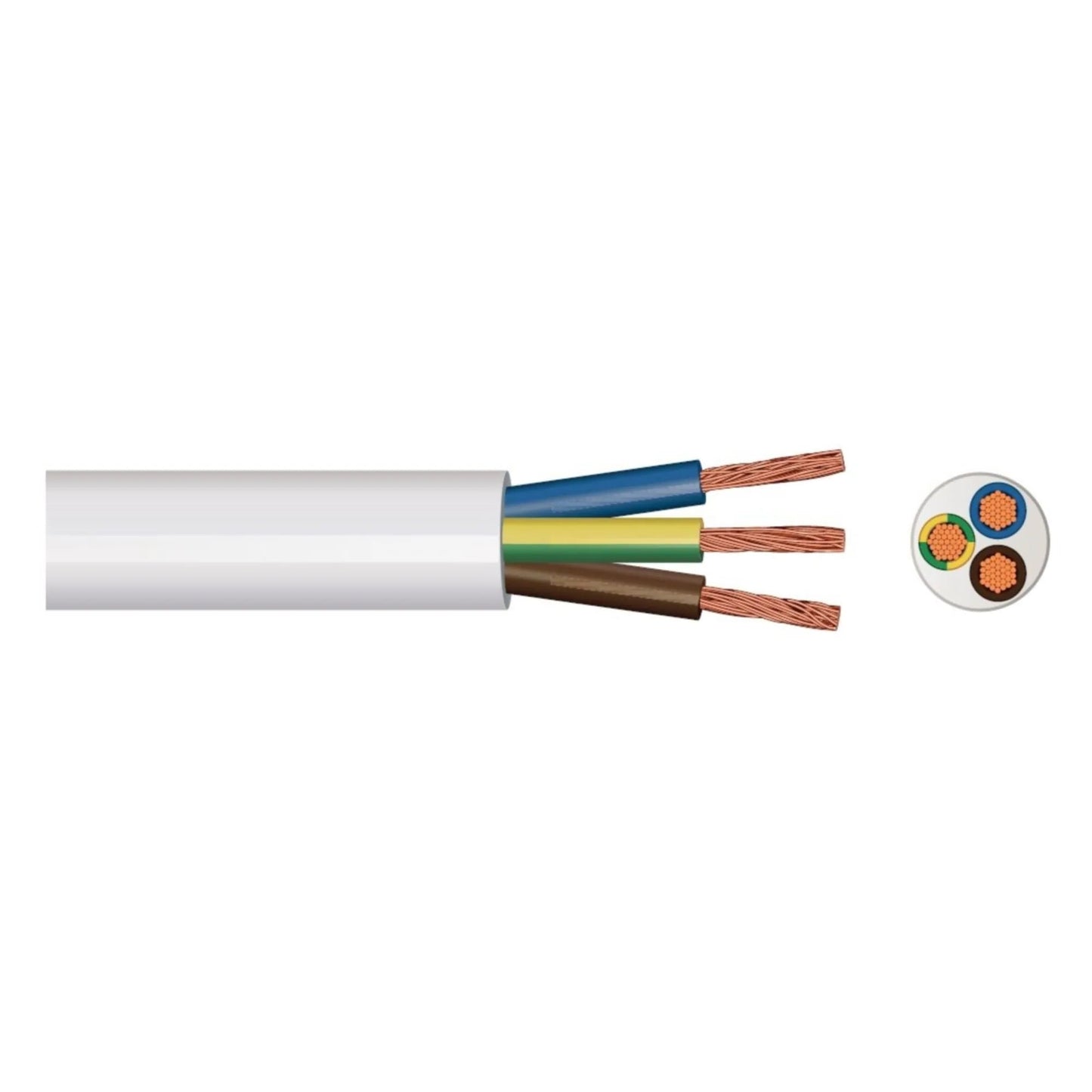 Pitacs 3 Core Round Flexible Cable 2183Y