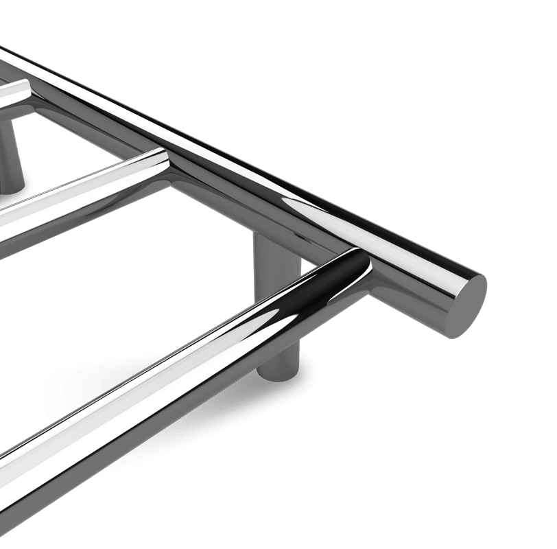 Warmup Anise Straight Round Ladder Towel Rail