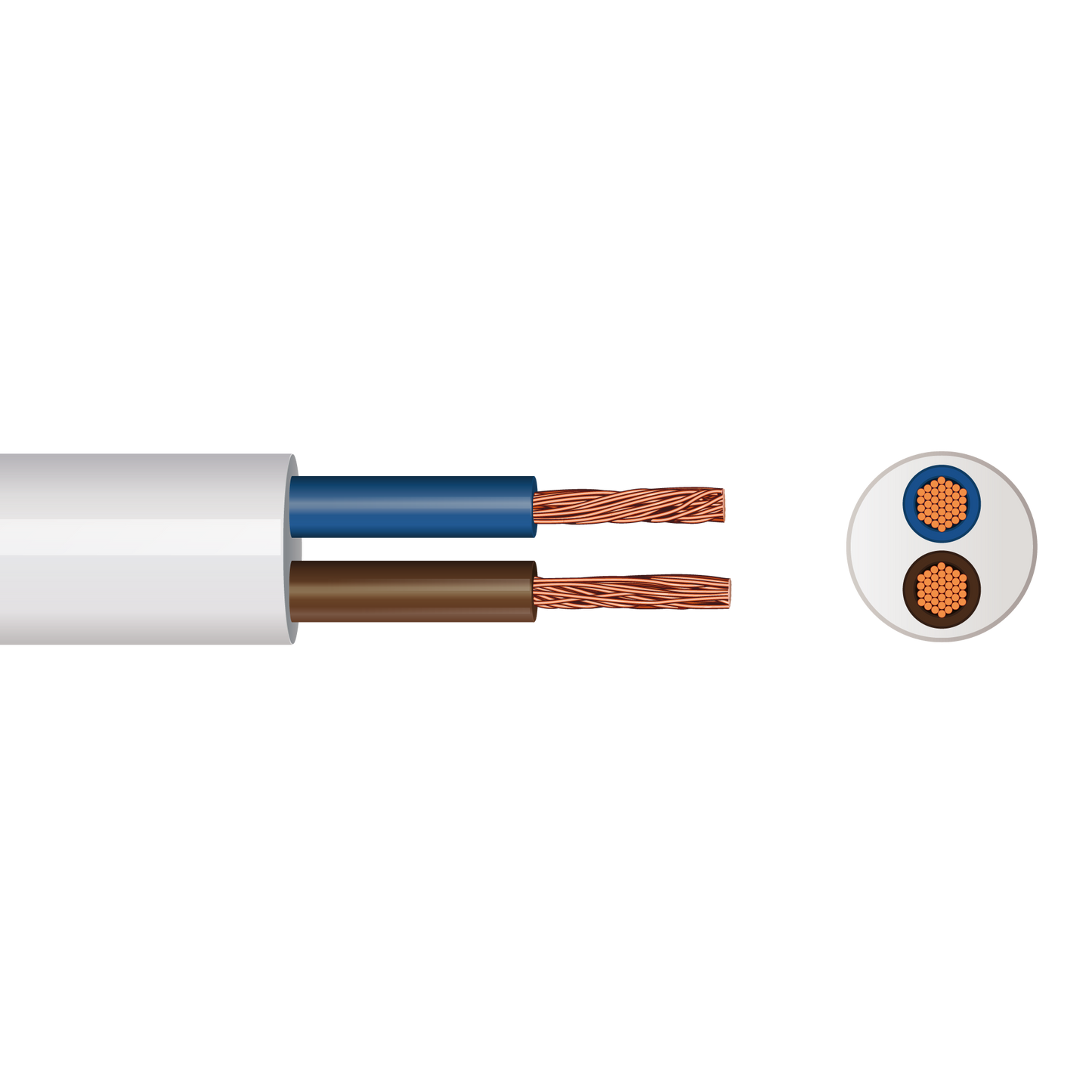 Pitacs 3092Y 2 Core Heat Resistant Flex Cable