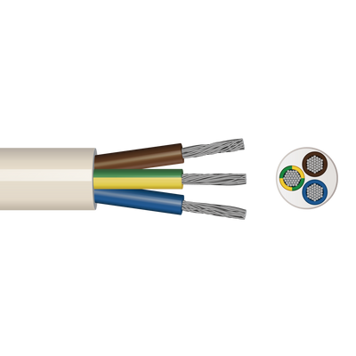 Pitacs 3183TQ 3 Core Heat Resistant Butyl Flex Cable