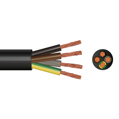 Pitacs 3184Y 4 Core Round Flex Cable