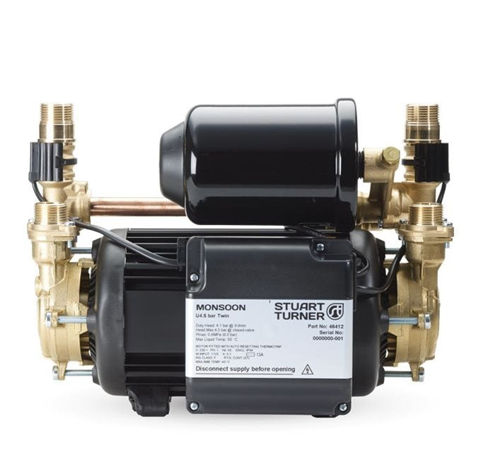 Stuart Turner Monsoon Universal 4.5 bar Twin Shower Pump