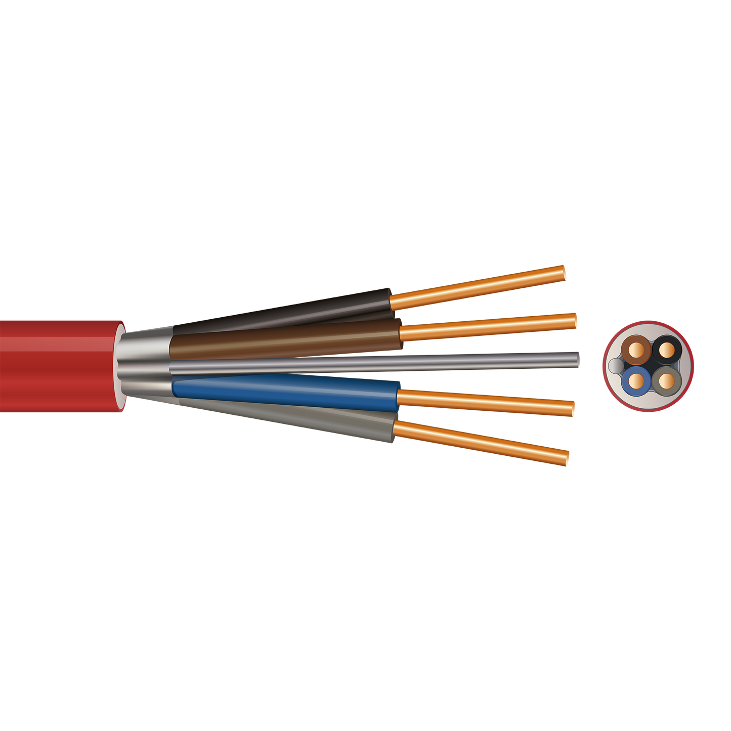 Pitacs 4CFC 4 Core Firecross Cable