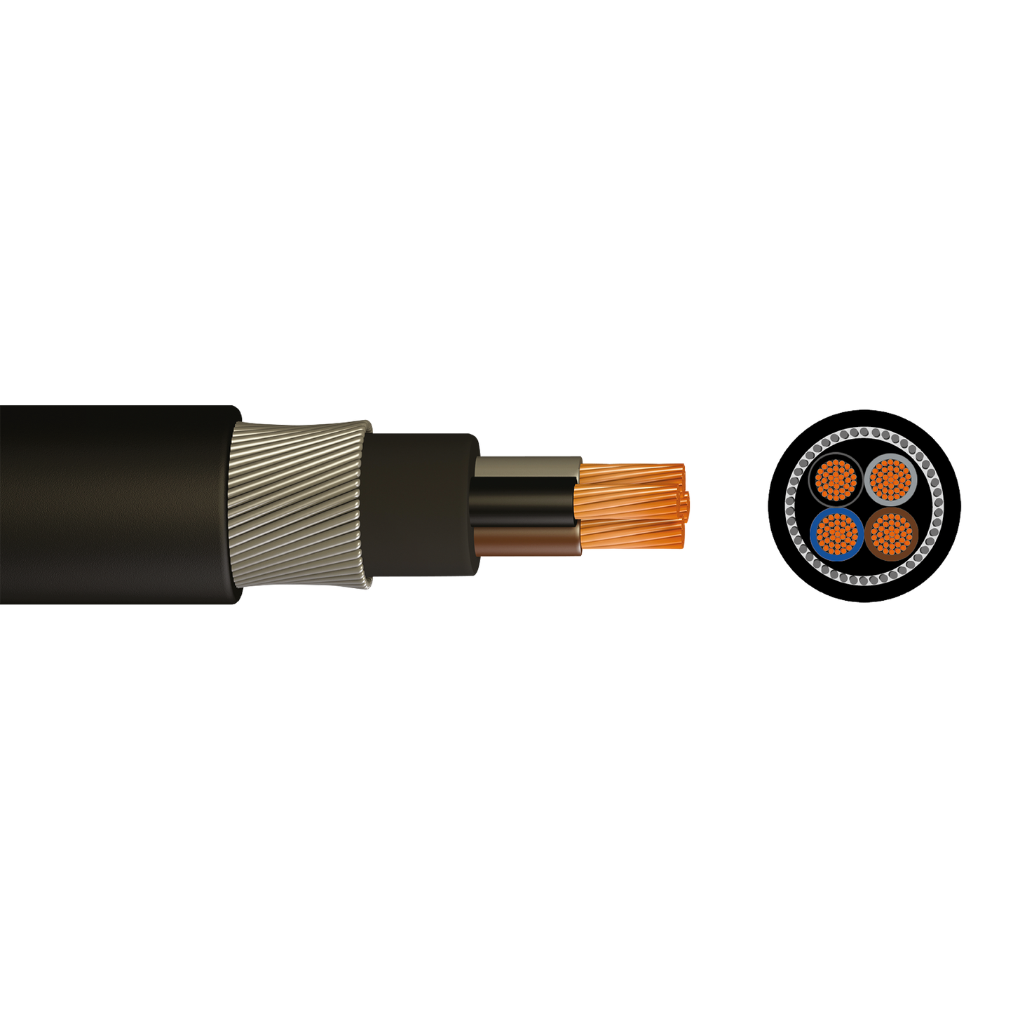 Pitacs 6944X 4 Core Steel Wire Armoured Cable