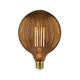 TIME LED Antik Fluted Globe 4W E27 COB LED Filament Lamp (Gold)
