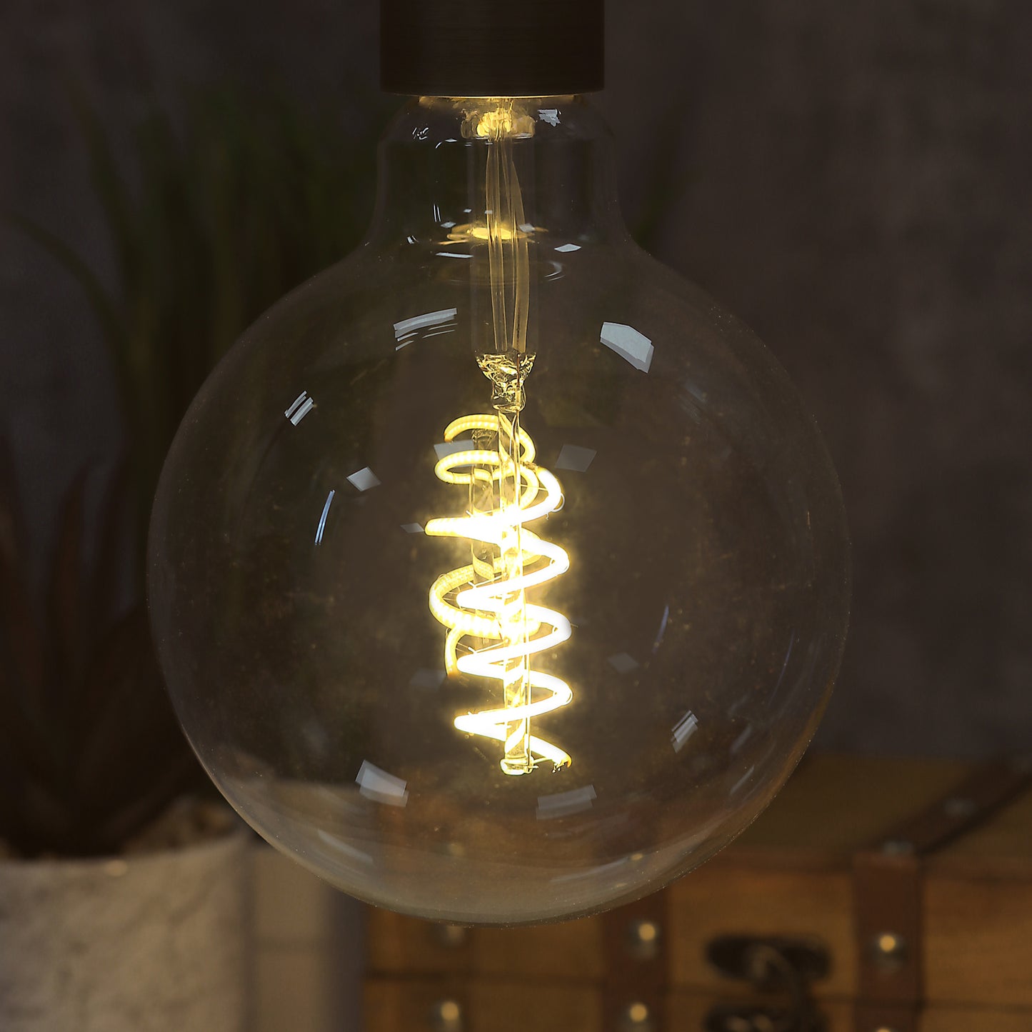 TIME LED Antik Globe E27 COB LED Filament Lamp