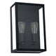 TIME LED Landscape Double E27 Garden Wall Sconce Fitting