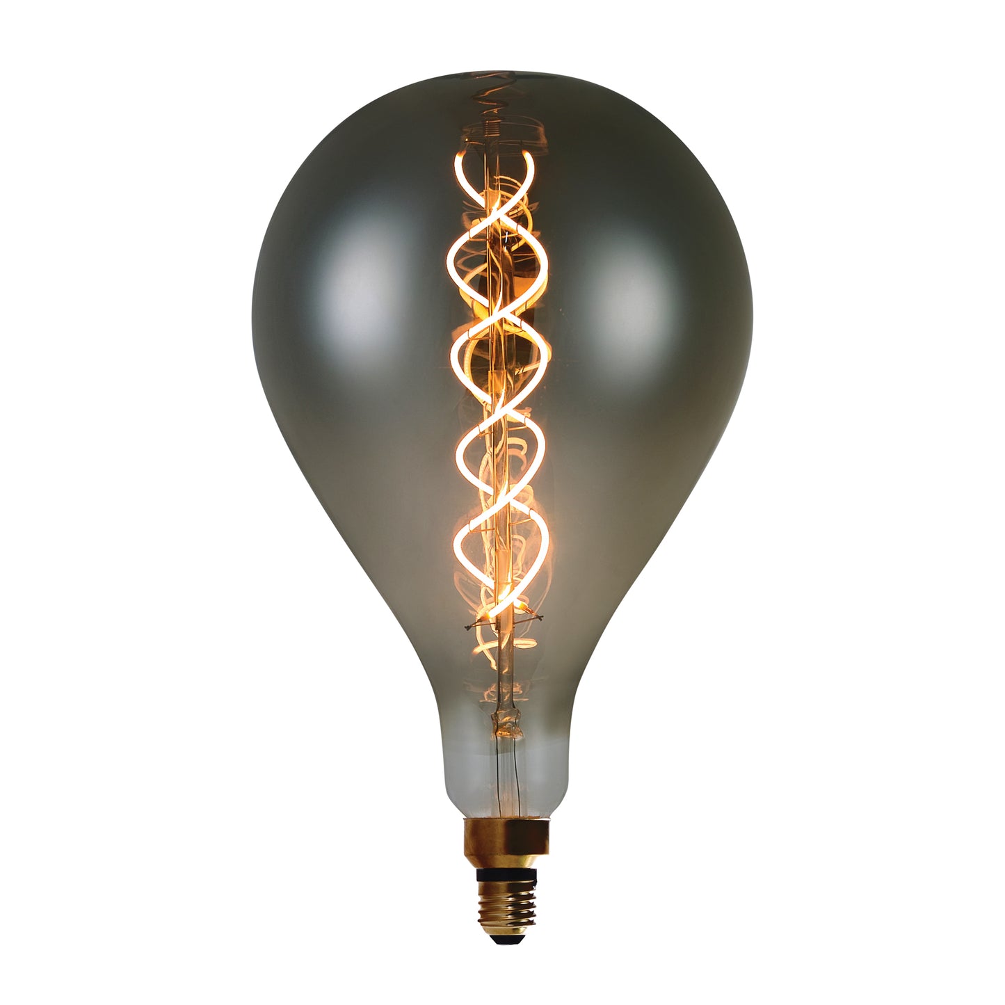 TIME LED Antik Teardrop 6W E27 COB Dimmable LED Filament Lamp (Graphite)