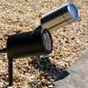 TIME LED Landscape GU10 Garden Spike Light Fitting (Stainless Steel)