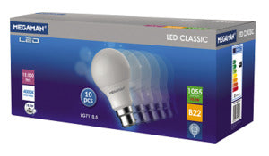 Megaman Classic Lamp Pack of 10