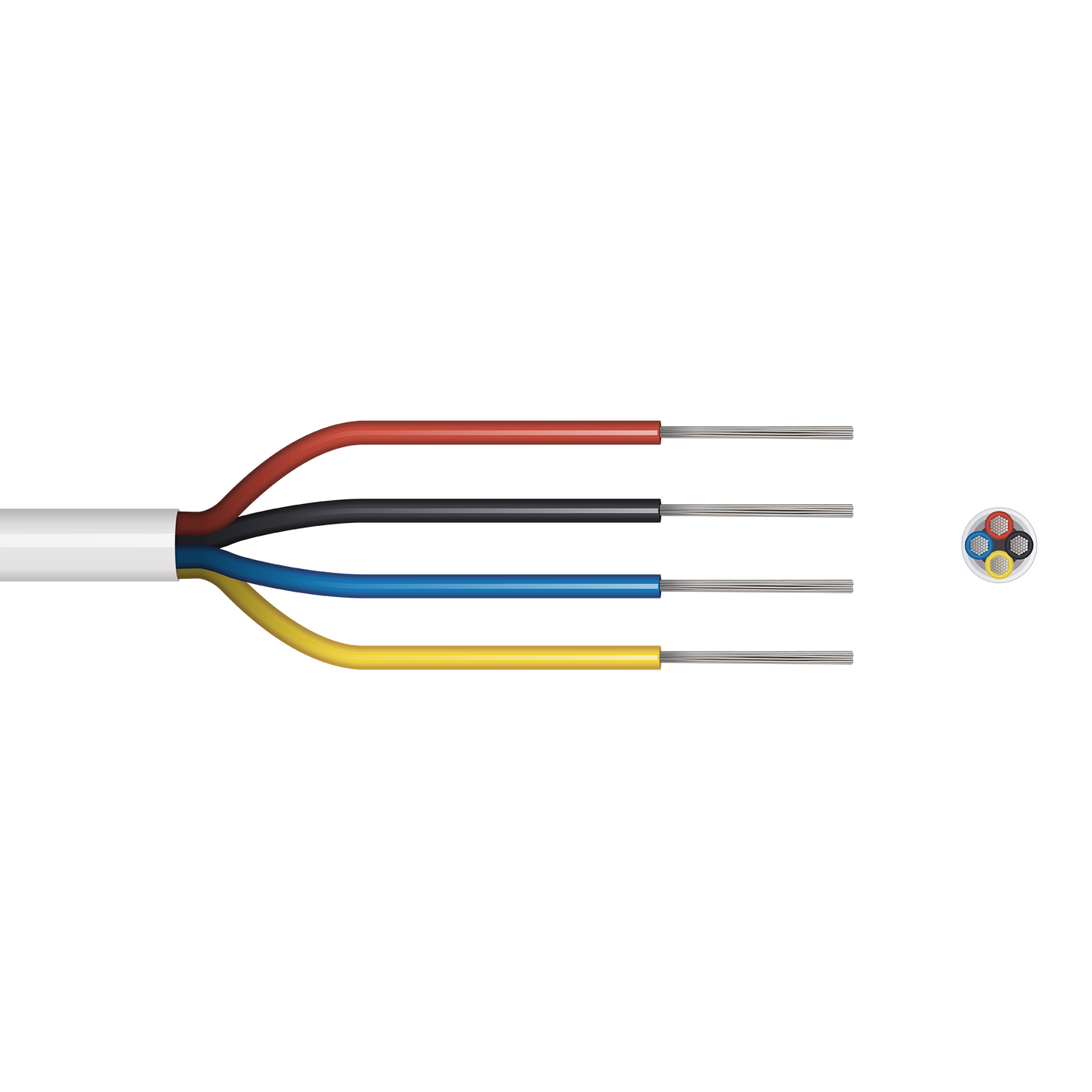 Pitacs 4 Core Alarm Cable