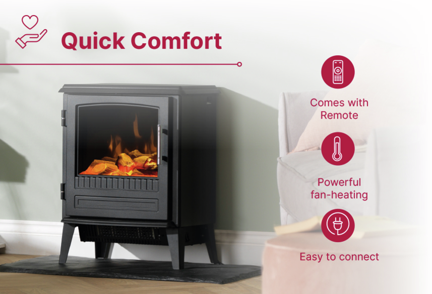 Dimplex Bari Optiflame Electric Stove