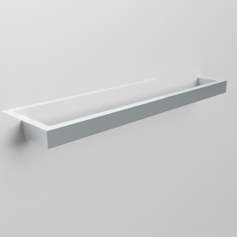 Warmup Burdock Dual Attachment Single Square Bar Towel Rail