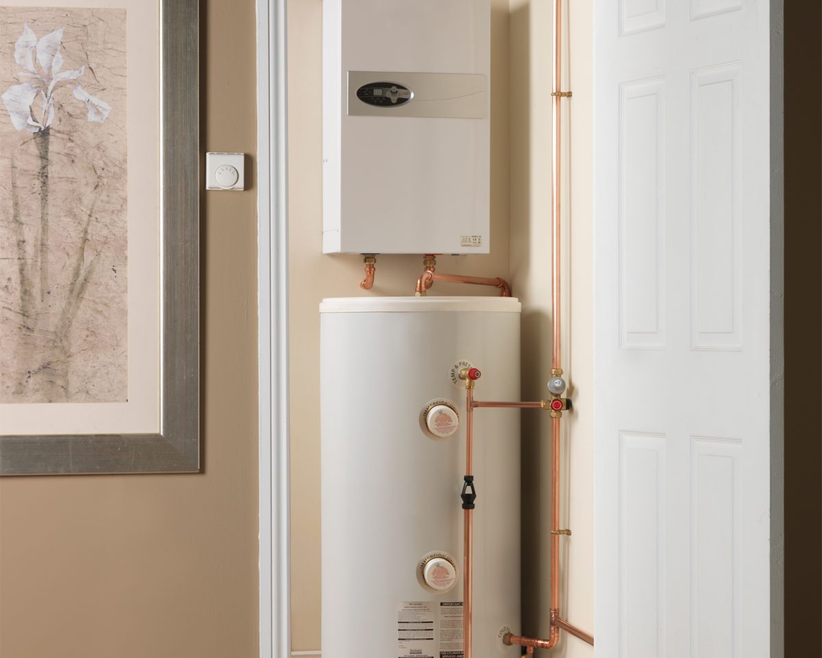EHC Comet PV Smart Electric Boiler and Neptune Cylinder Pack
