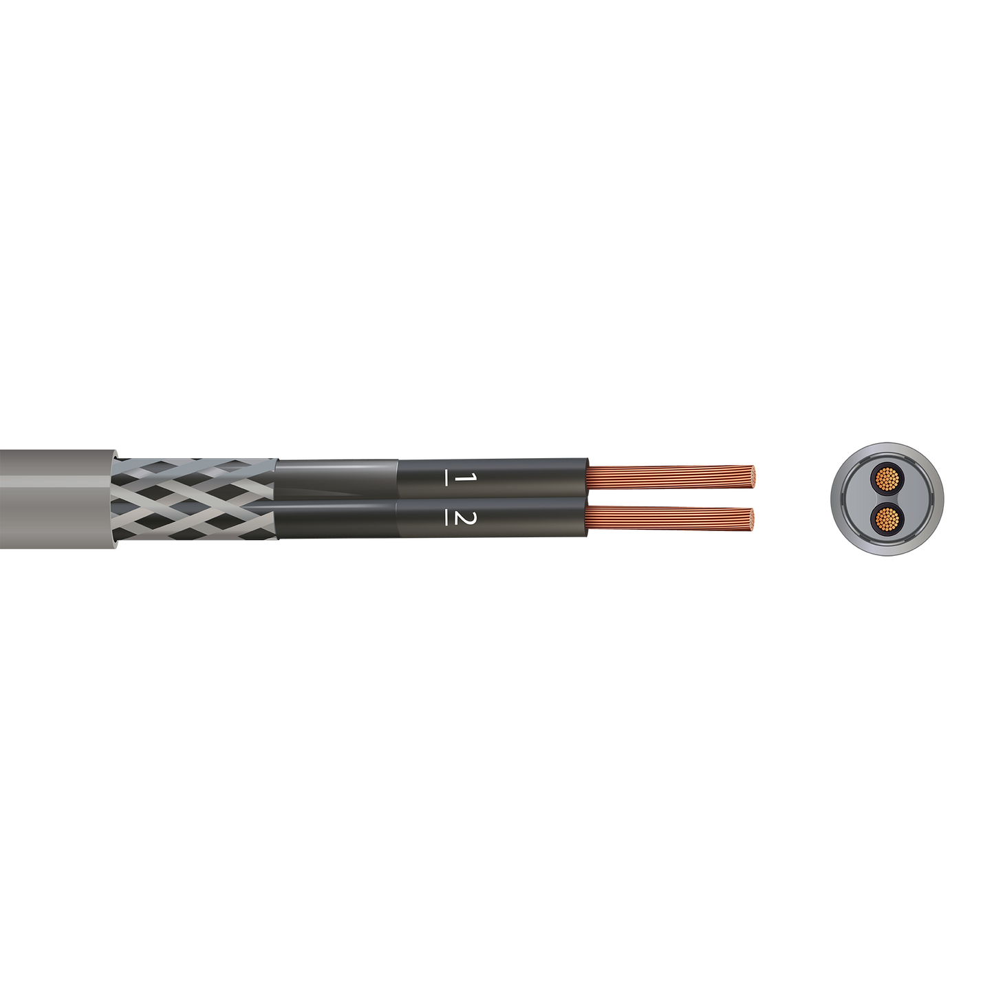 Pitacs P2CY 2 Core CY Control Flex Cable