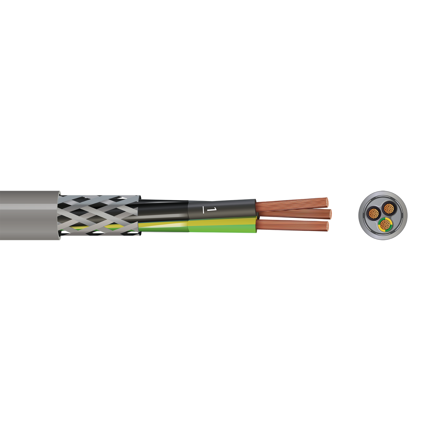 Pitacs P3CY 3 Core CY Control Flex Cable