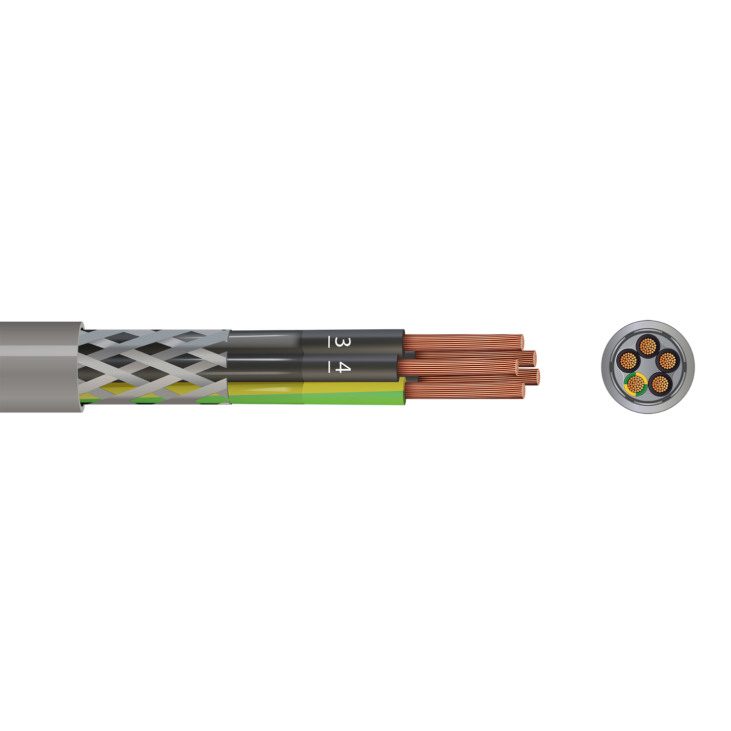 Pitacs P5CY 5 Core CY Control Flex Cable