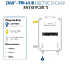 Triton ENVi® Electric Shower With Ceiling Fed Shower Kit