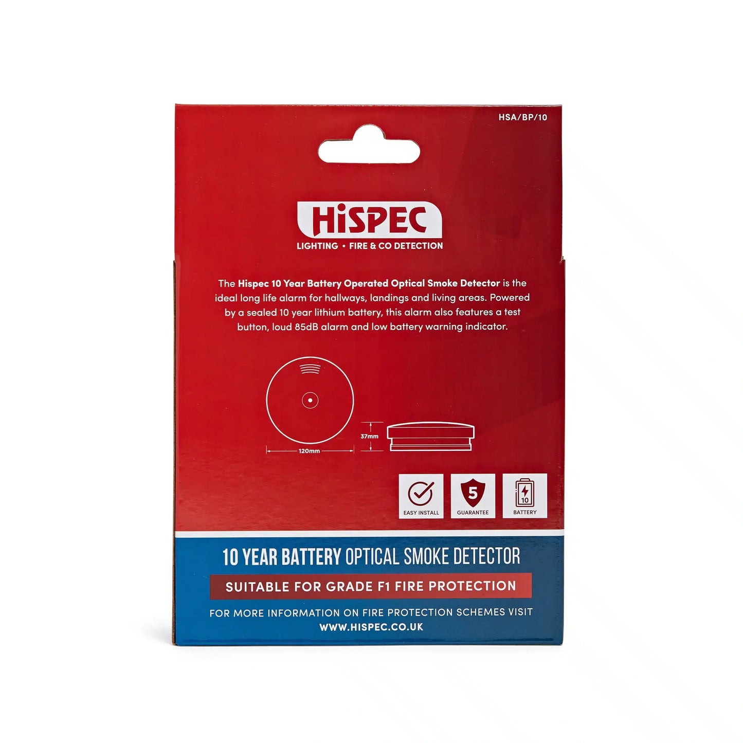 HiSPEC Battery Smoke Detector