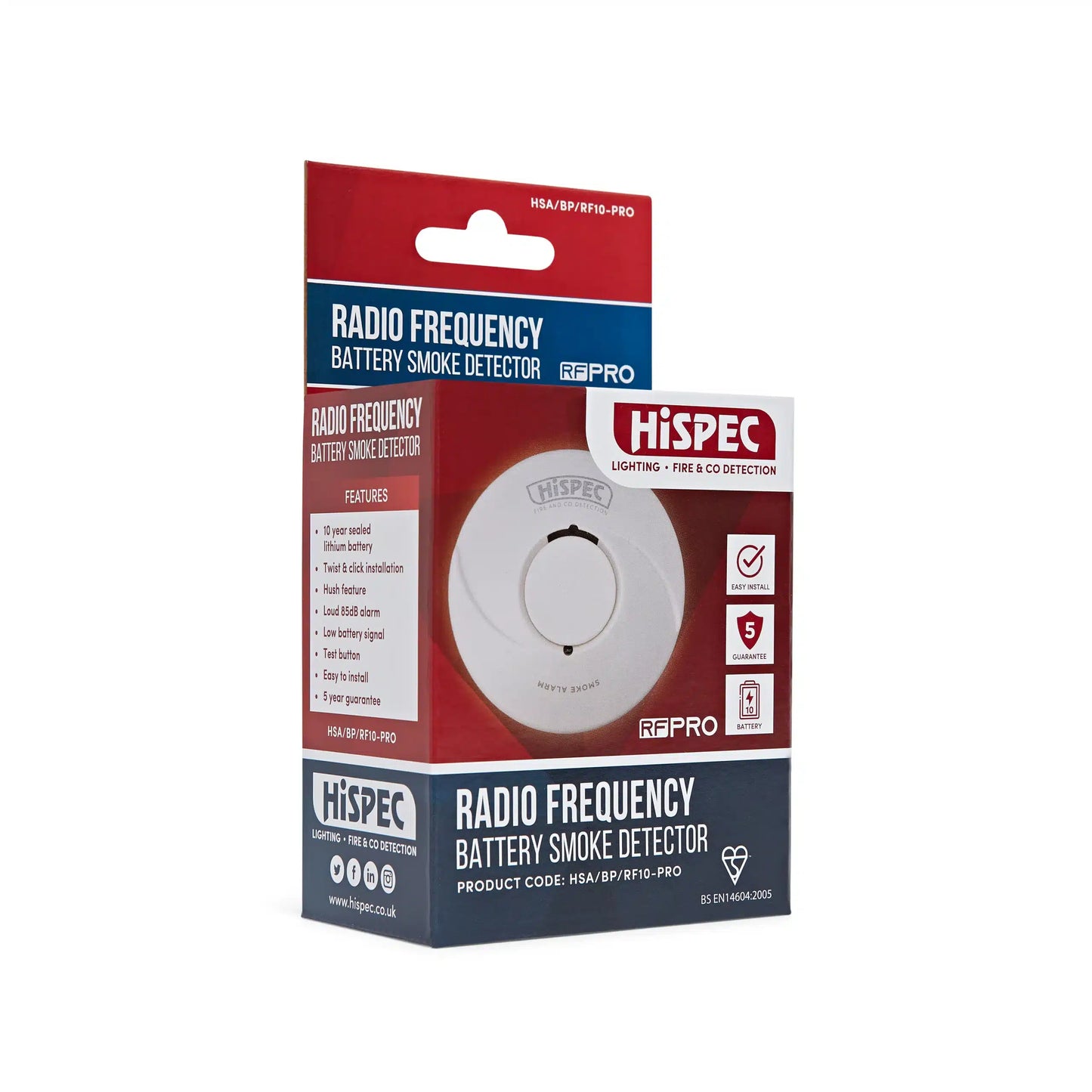 HiSPEC Battery RF Smoke Detector