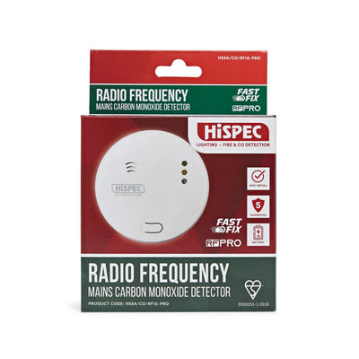 HiSPEC RF Fast Fix Mains Carbon Monoxide Detector
