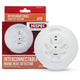 HiSPEC Interconnectable Fast Fix Mains Heat Detector with 9V Battery Backup