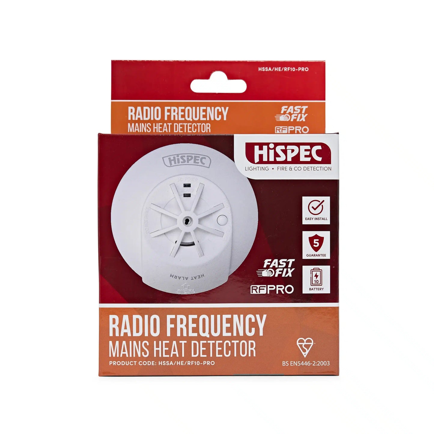 HiSPEC RF Mains Heat Detector