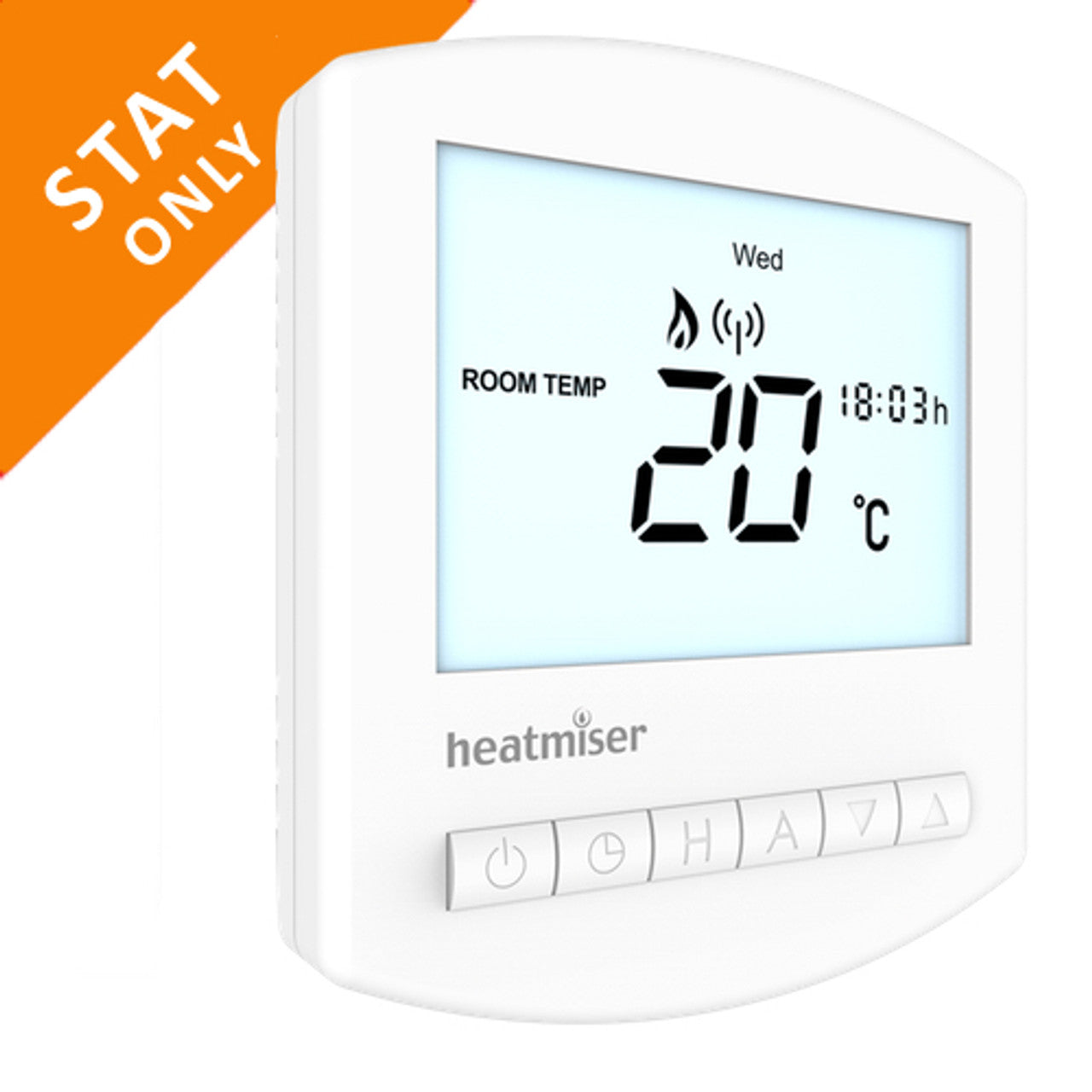 Heatmiser Slimline RF V3 Wireless Programmable Thermostat