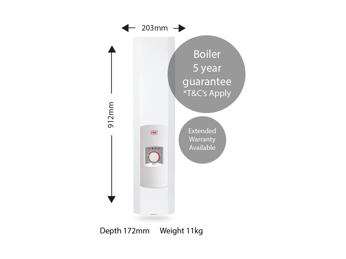 EHC Slim Jim Electric Flow Boiler