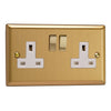Varilight 13A Double Pole Switched Socket