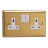 Varilight 13A Double Pole Switched Socket