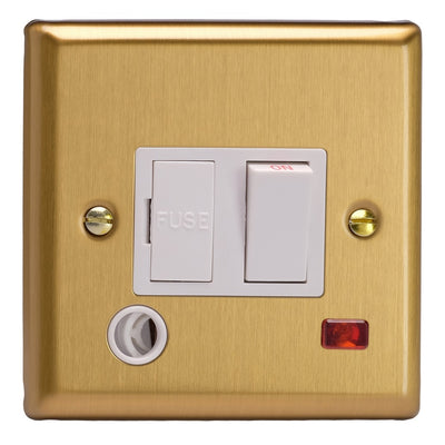 Varilight 13A Switched Fused Spur with Neon with Flex Outlet