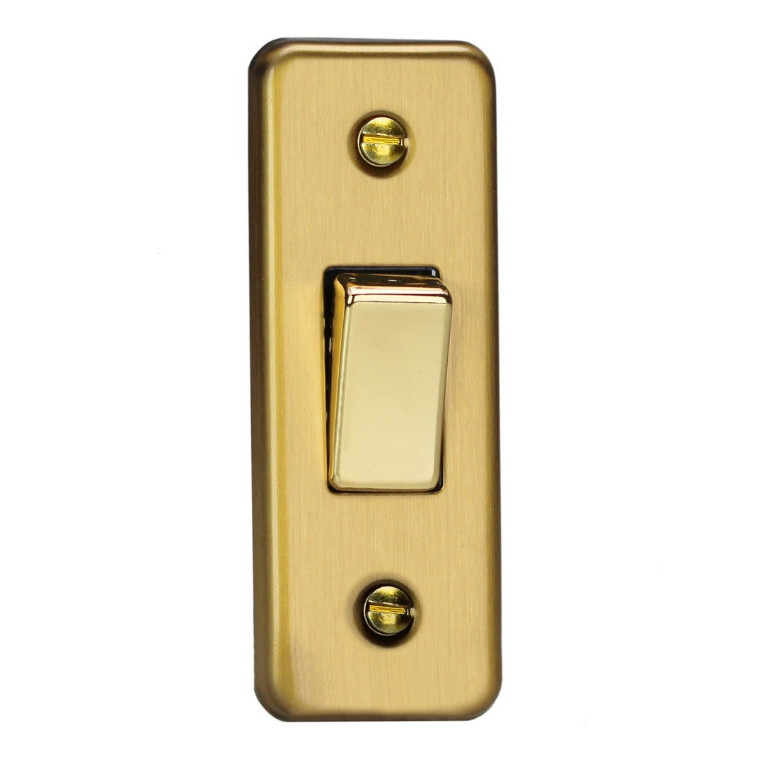 Varilight 10A 1- or 2-Way Rocker Architrave Switch