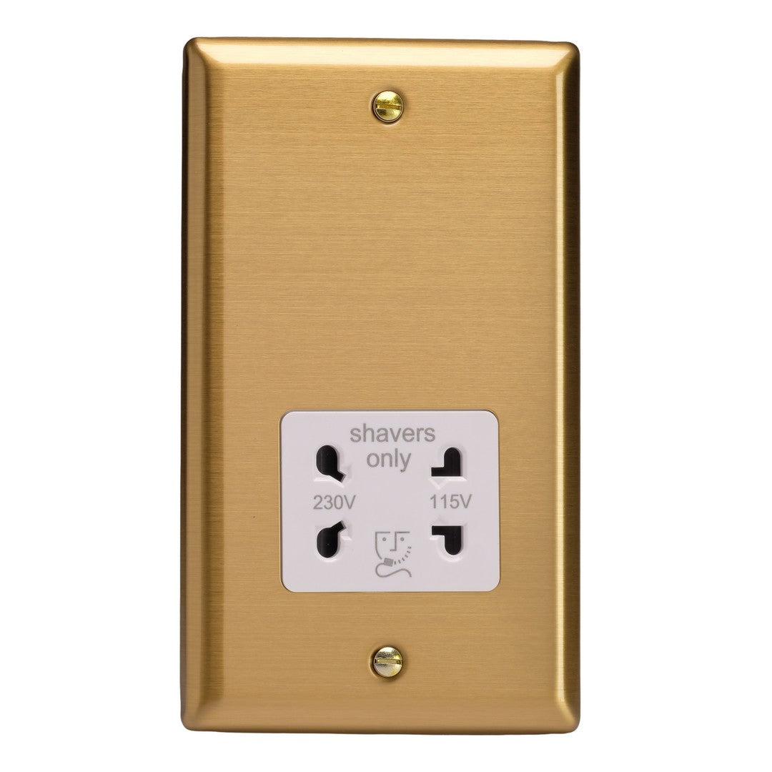 Varilight Dual Voltage Shaver Socket 230V/115V